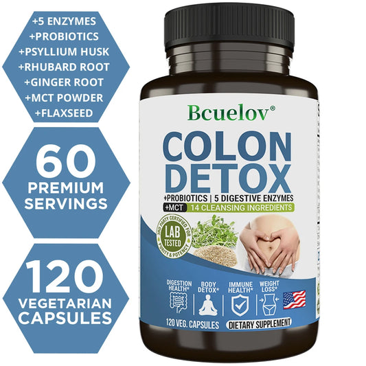 Colon Cleanser Detox Supplement – Probiotics & Digestive Relief