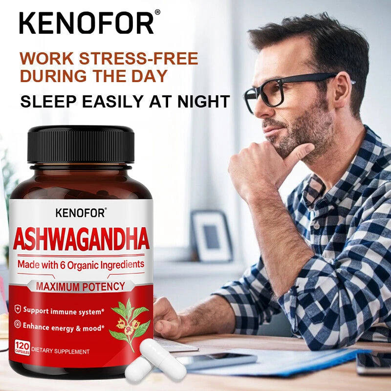Organic Ashwagandha with St. John’s Wort – Stress, Focus & Energy