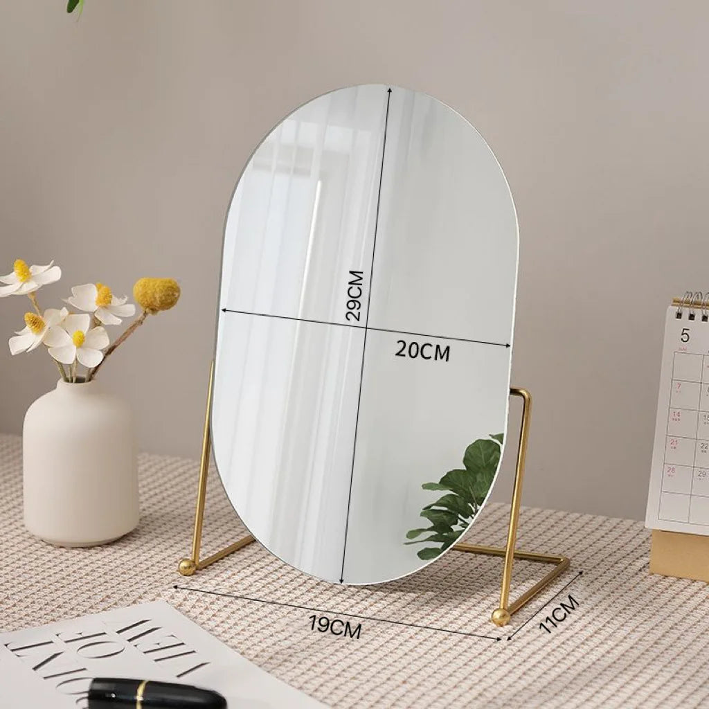 Oval Wall-Mount Vanity Mirror