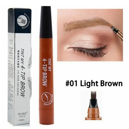 4-Point Eyebrow Pencil – Waterproof Brow Pen