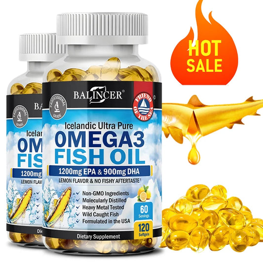 Fish Oil Omega-3 (EPA & DHA) – Joint & Cognitive Care