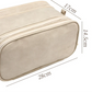 Double Zipper Makeup Bag – Large Capacity Travel Pouch