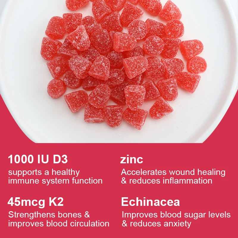 Vitamin D3 K2 Gummies – Plant Based