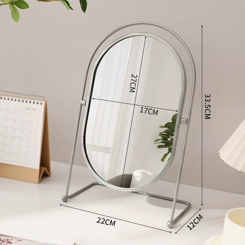 Oval Wall-Mount Vanity Mirror