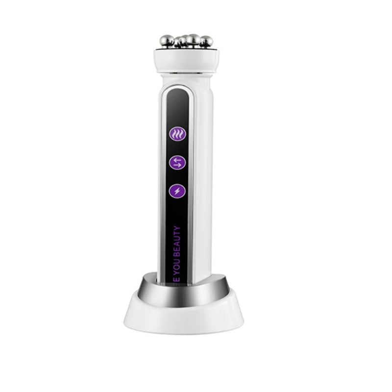 EMS LED Facial Massager With Heating And Rotary Phototherapy Function