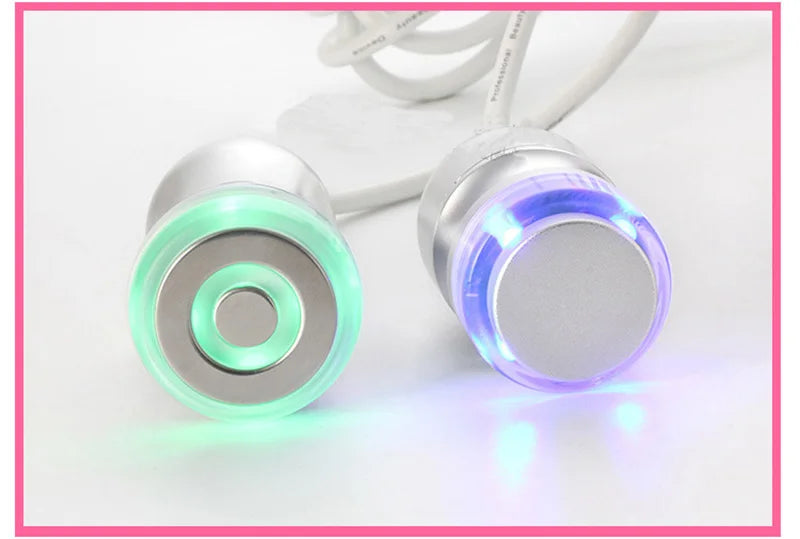 Salon Spa 4in1 Mesotherapy Facial Beauty Machine Skin Care Lifting Tightening EMS Bio Cooling Hammer Cold Therapy Micro Dermapen