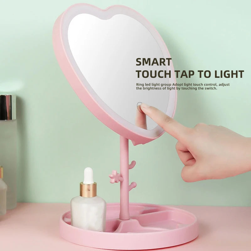 Portable LED Makeup Mirror Compact