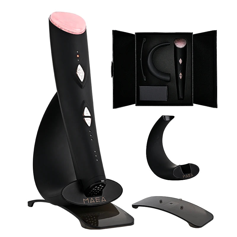 Lesenbeauty Multifunction Skincare Device Pro Hot Compress Skin Care LED Light Therapy EMS Face Lifting Beauty Massager