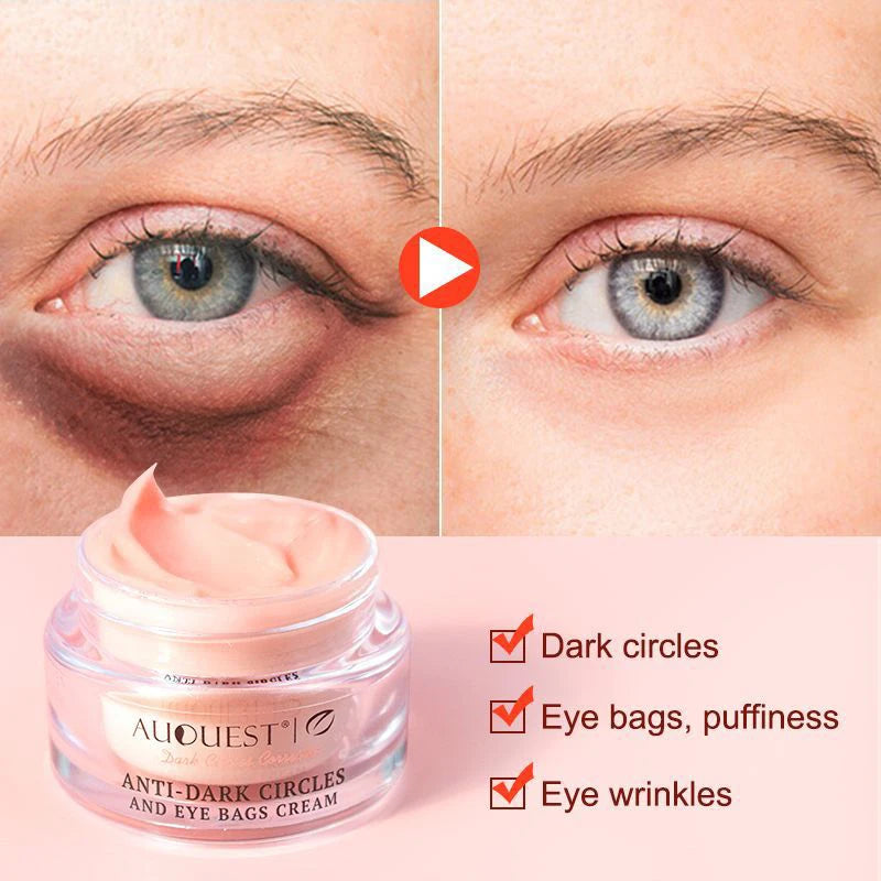 AUQUEST Eye Bags Dark Circles Eye Cream Under Eye Skin Care Caffeine Brightening Peptide Firming Eye Care Beauty Cream Products