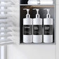 3PCS Bathroom Soap & Shampoo Dispenser – 500ml Labels