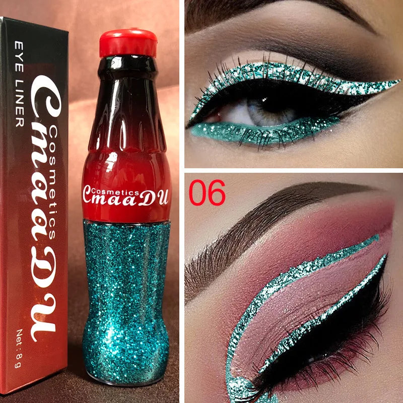 Glitter Liquid Eyeliner – Waterproof, Diamond Shiny Eye Pencil