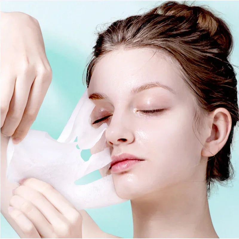 Hyaluronic Acid Facial Mask – Hydrating & Brightening (12pcs)