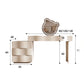 Trendy Beauty Vanity Dresser Modern Nordic Unique Elegant Makeup Table Luxury Simple Table Coiffeuse Maquillage Home Furniture