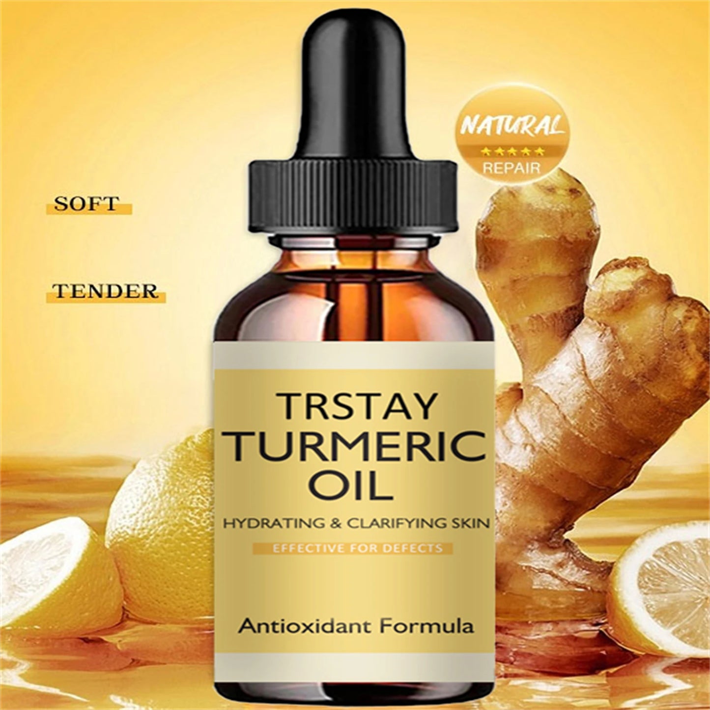 Turmeric Glow Oil Serum – Brightening for Dark Skin