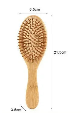 Bamboo Cushion Hair Brush – Scalp Massage Comb
