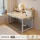 Simple Dressing Table Makeup Table with Storage Vanity Desk with Mirror and Led Lights Study Table Student Desk for Bedroom