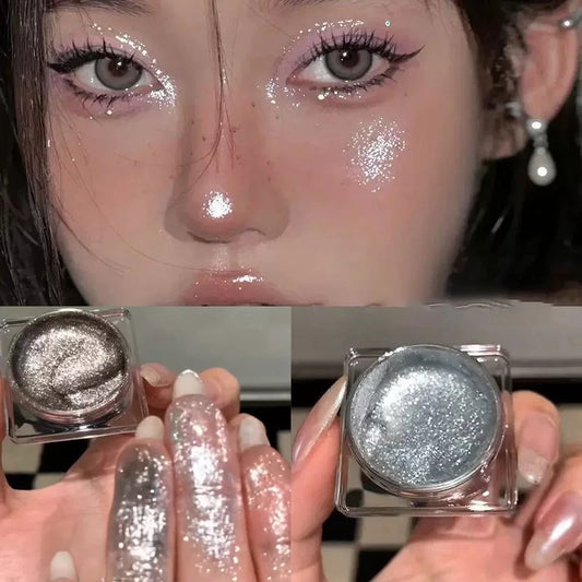 Metallic Eyeshadow Palette – Glitter & Smoky Makeup