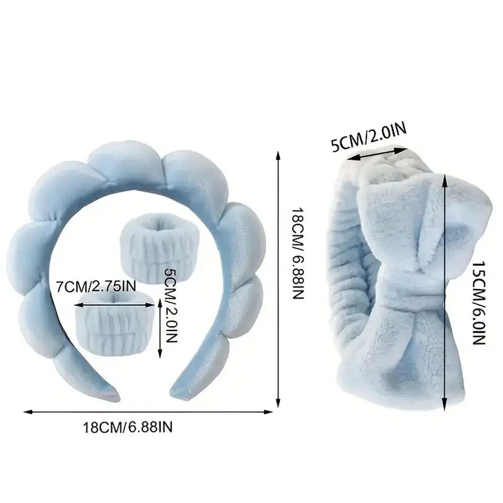 Spa Headband & Wristband Set