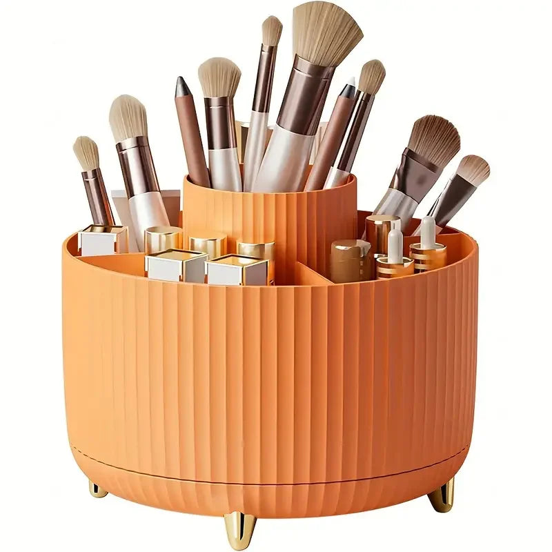 Rotating Makeup Organizer – 360° Brush & Tool Holder