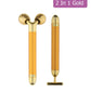24K Gold Vibrating Face Roller