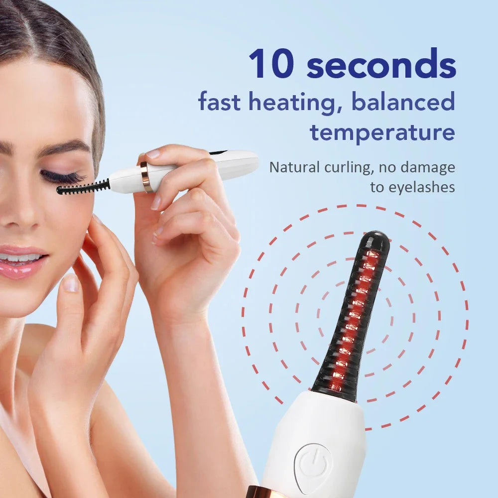 Heated Eyelash Curler – Quick Heating Lash Tool