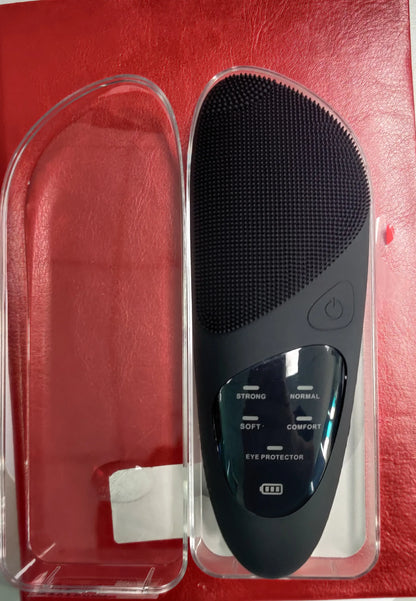Heated Facial Cleansing Brush w/ Eye Massager