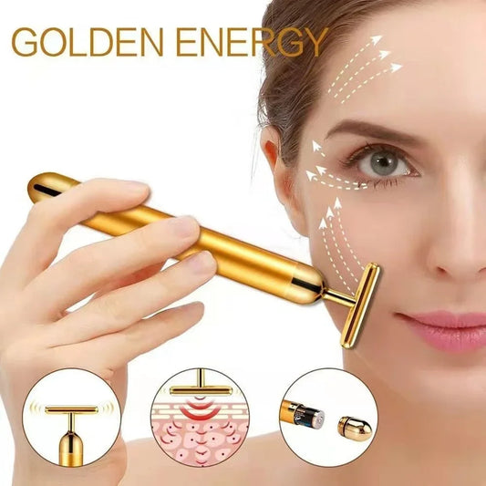 24K Gold T-Bar Massager