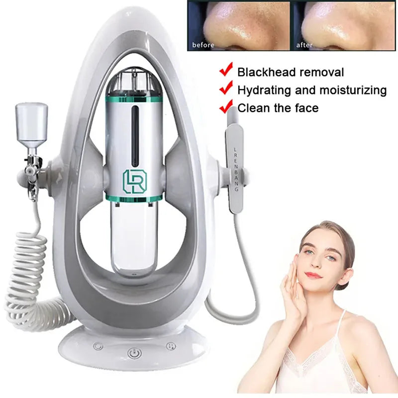 Small Bubble Oxygen Injection Aqua Facial Cleaning Device