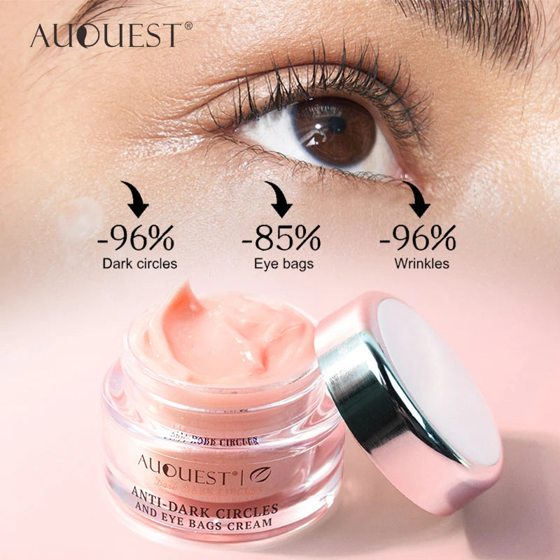 AUQUEST Eye Bags Dark Circles Eye Cream Under Eye Skin Care Caffeine Brightening Peptide Firming Eye Care Beauty Cream Products