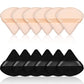 12 Pieces Powder Puff Triangle Face Makeup Cosmetic for Loose Powder Soft Body Washable Reusable Foundation Sponge Mineral Wet D