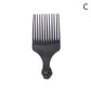 Wide Tooth Afro Pick Comb – Plastic Curly Hair Styling Tool