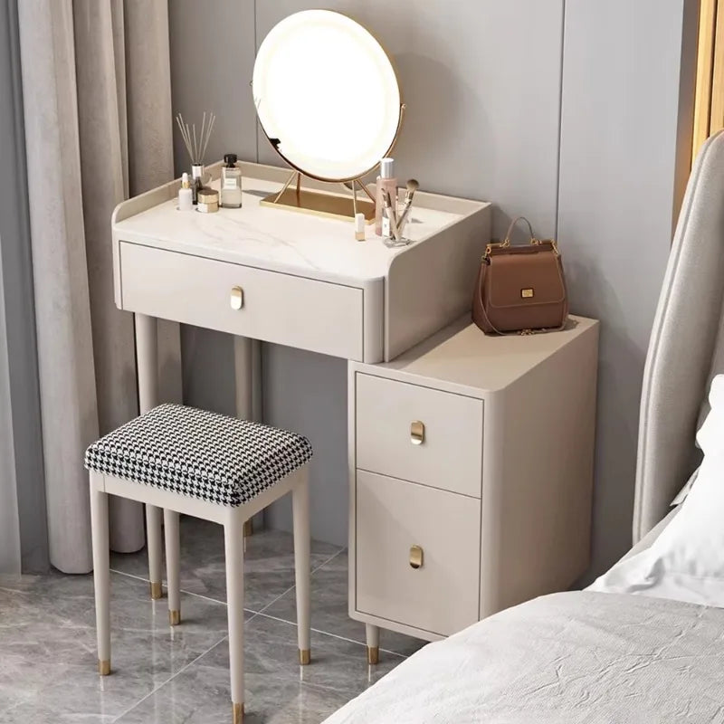 Makeup Dressing Vanity Table Organizer Luxury Modern Vanity Table Bedroom Table De Maquillage Avec Miroir Bedroom Furniture