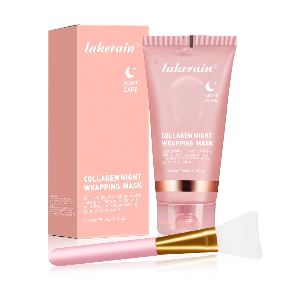 Collagen Wrapping Facial Mask & Brush Set
