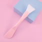 Silicone Facial Mask Brush Soft Head with Scraper Integrated Dual-use Mud Film Brush DIY Film Adjusting Beauty Tool Beauty