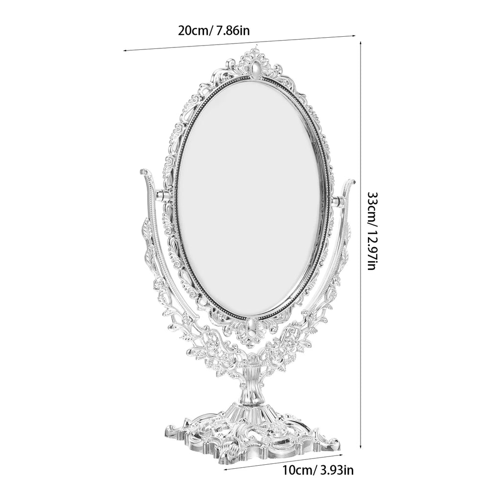 Retro Oval Swivel Vanity Mirror