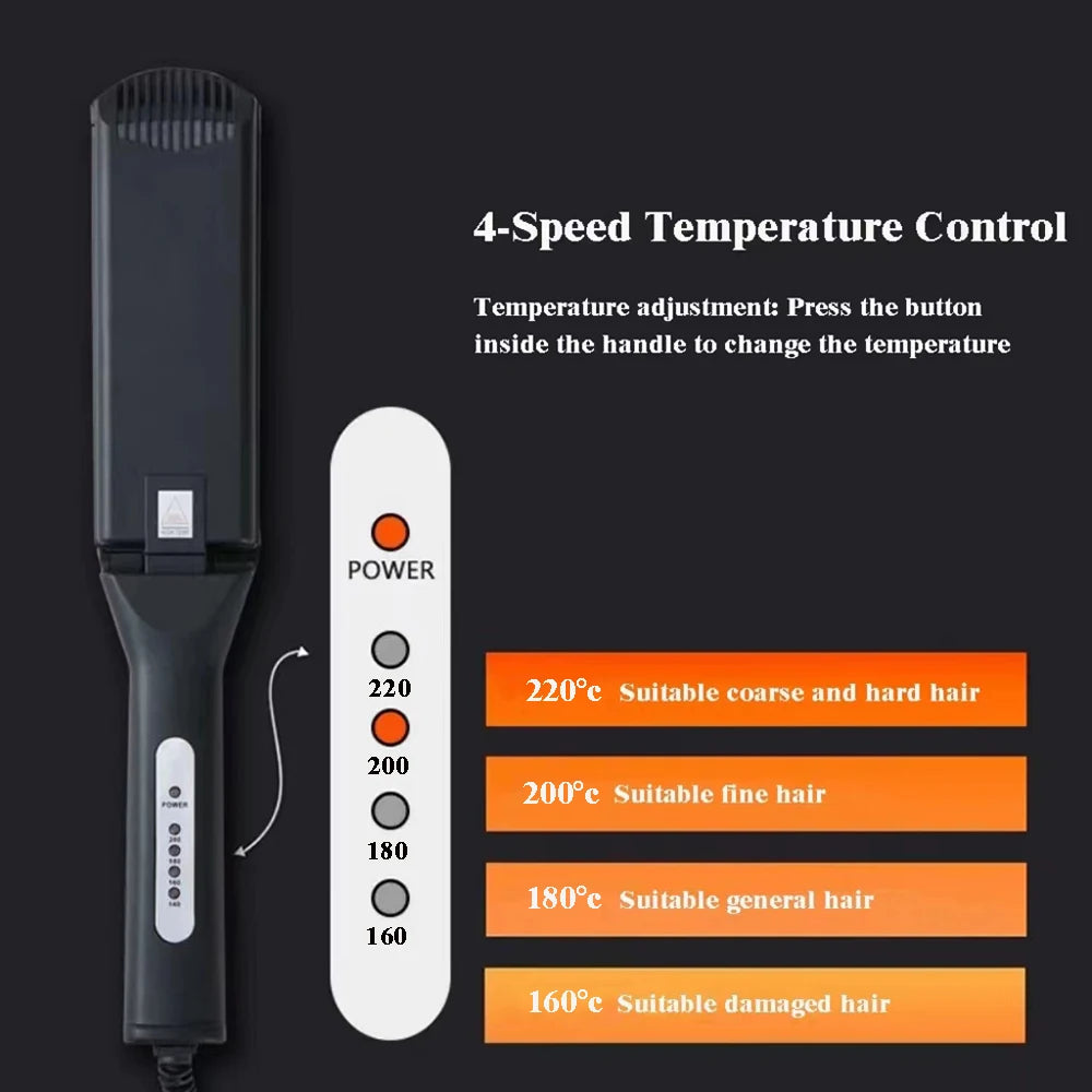 Ceramic Hair Waver – Curling Iron with Corrugated Plates