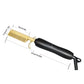Hair Straightener Flat Iron – Styling Brush & Curling Comb