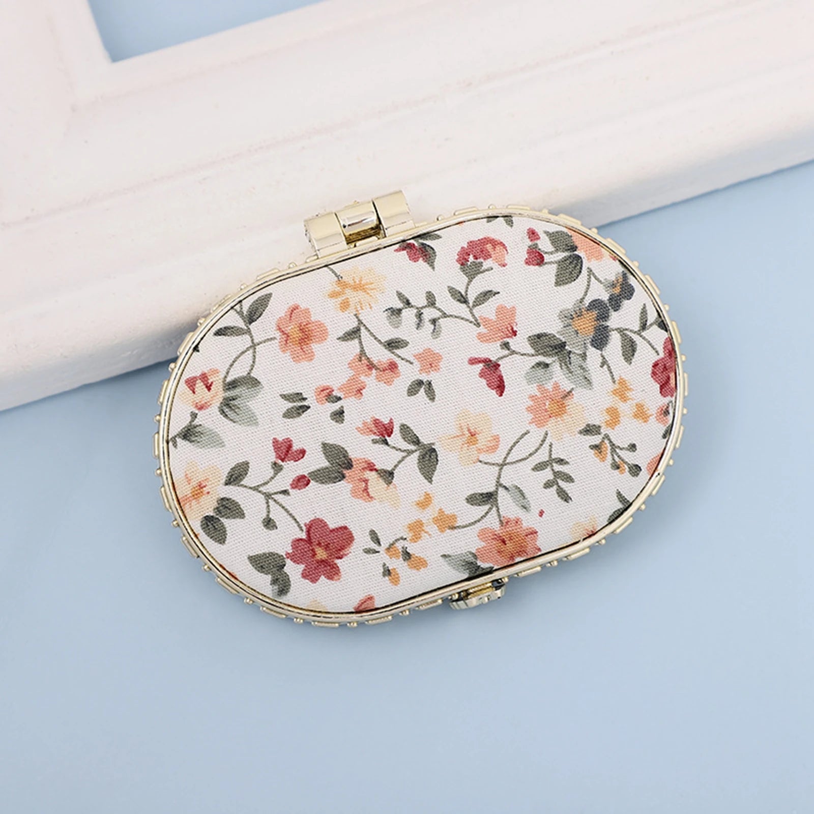Compact Makeup Mirror Cosmetic Magnifying Round Pocket Make Up Mirror for Purse Travel Bag Home Office Mirror