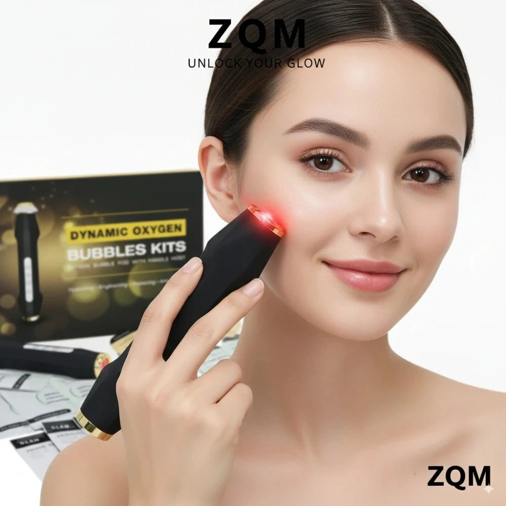 Facial Oxygen Bubble Cleanser Ultrasonic Led Massage Skin Device