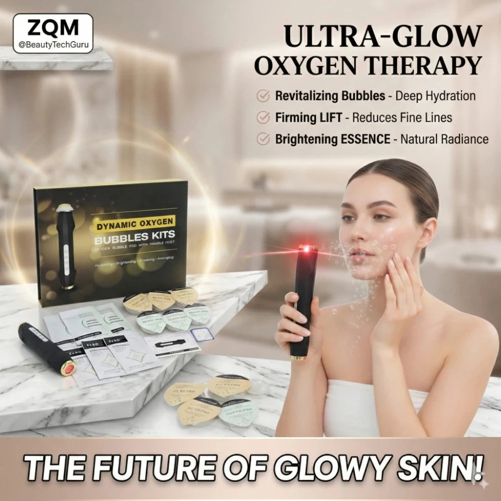 Facial Oxygen Bubble Cleanser Ultrasonic Led Massage Skin Device