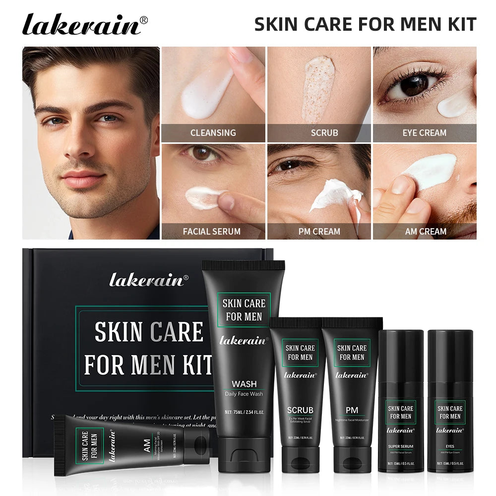 Men's Essential Skincare Routine Set
