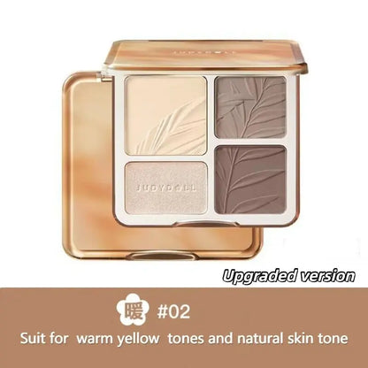 Judydoll Highlighter Palette – Long-Lasting Contour & Shimmer Makeup