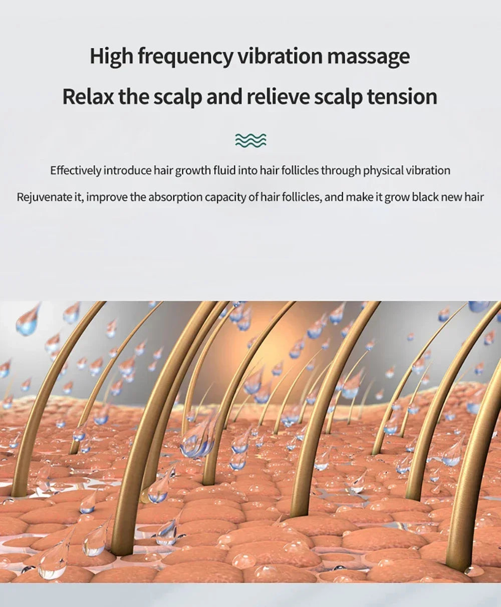 Vibration Scalp Massage Comb — Hair Growth Therapy - image 12