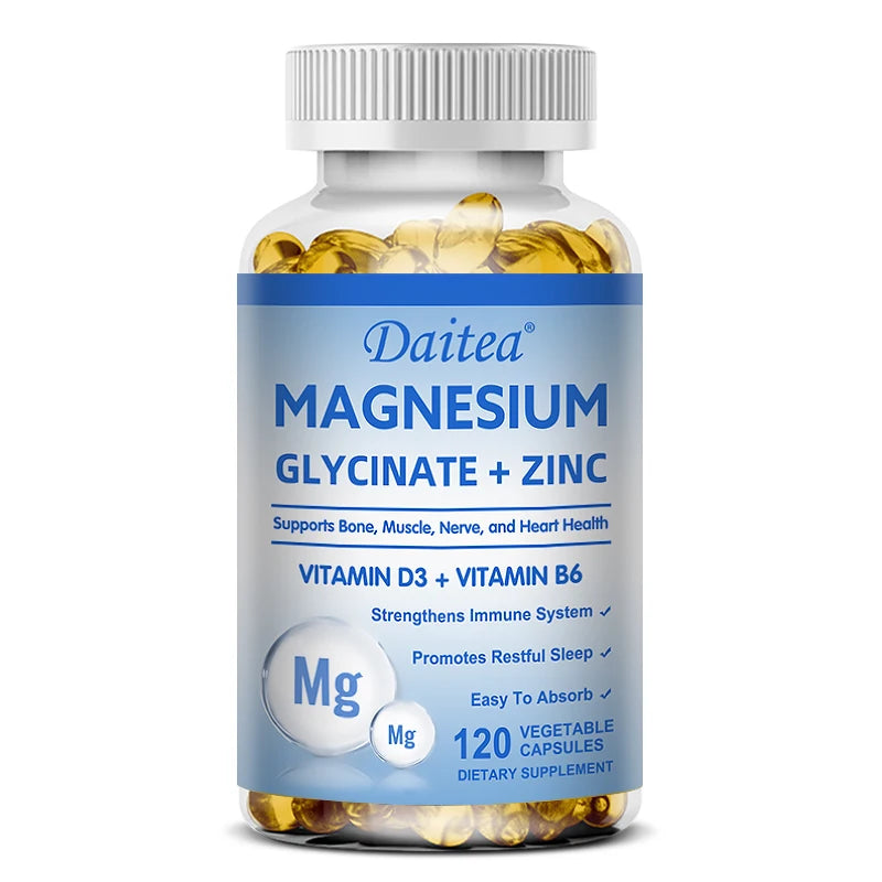Magnesium + Zinc + D3 + B6 – Bone & Muscle Support