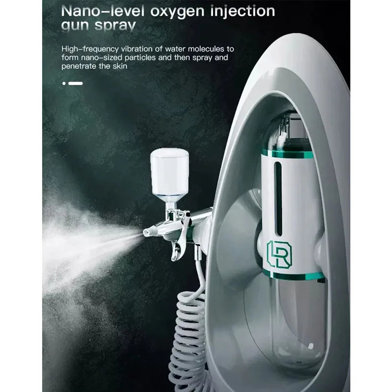 Small Bubble Oxygen Injection Aqua Facial Cleaning Device