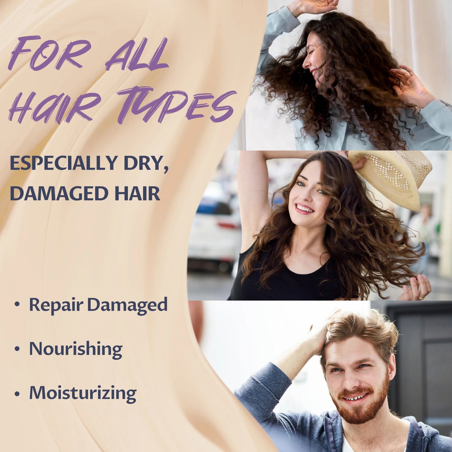 BOTÁNQUIL Argan Oil Shampoo and Conditioner Set For Curly Straight Dry and Damaged Hair Care Moisturizing Nourishing 2PCS/SET