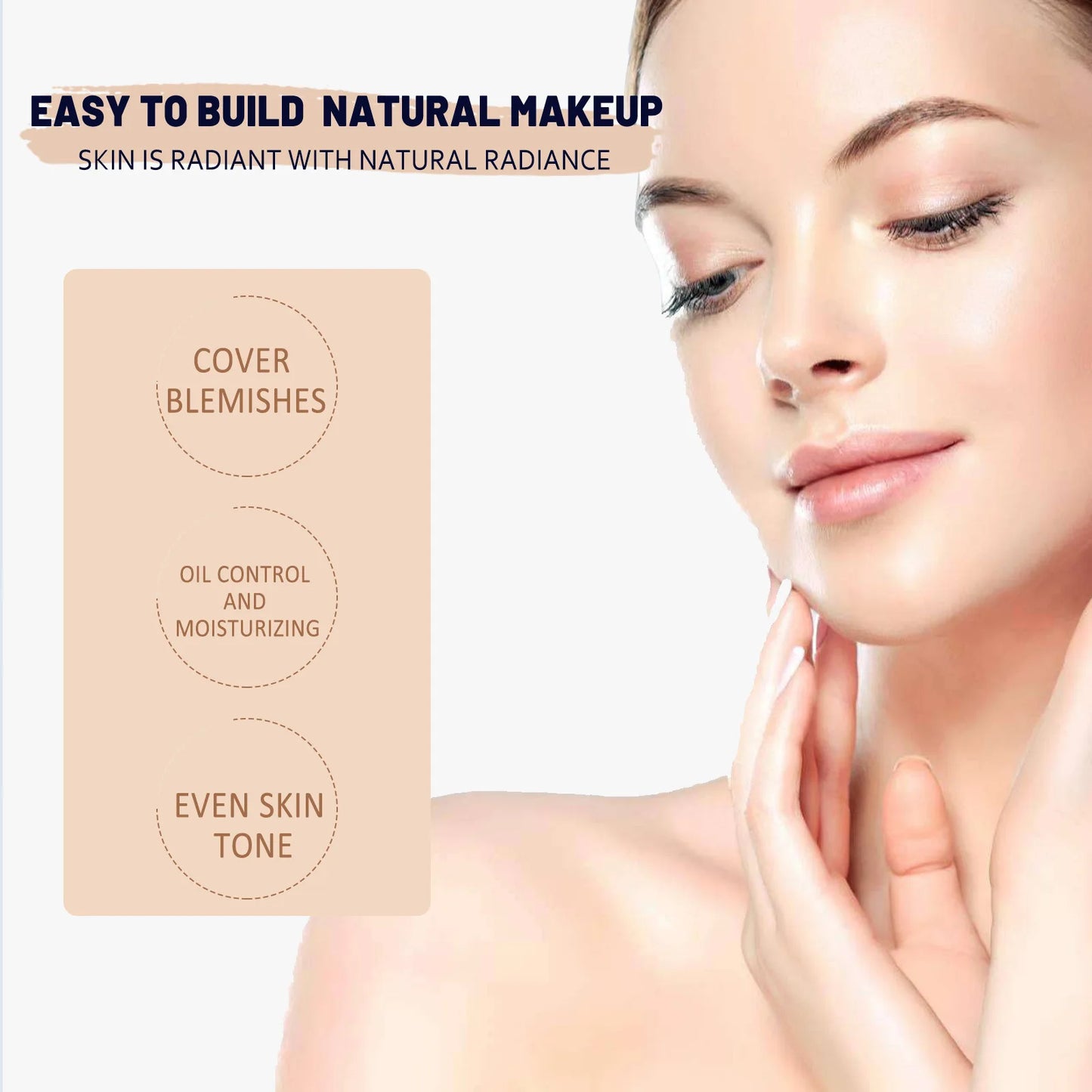 CC Cream Foundation – Korean Skin Brightening Concealer (30g)