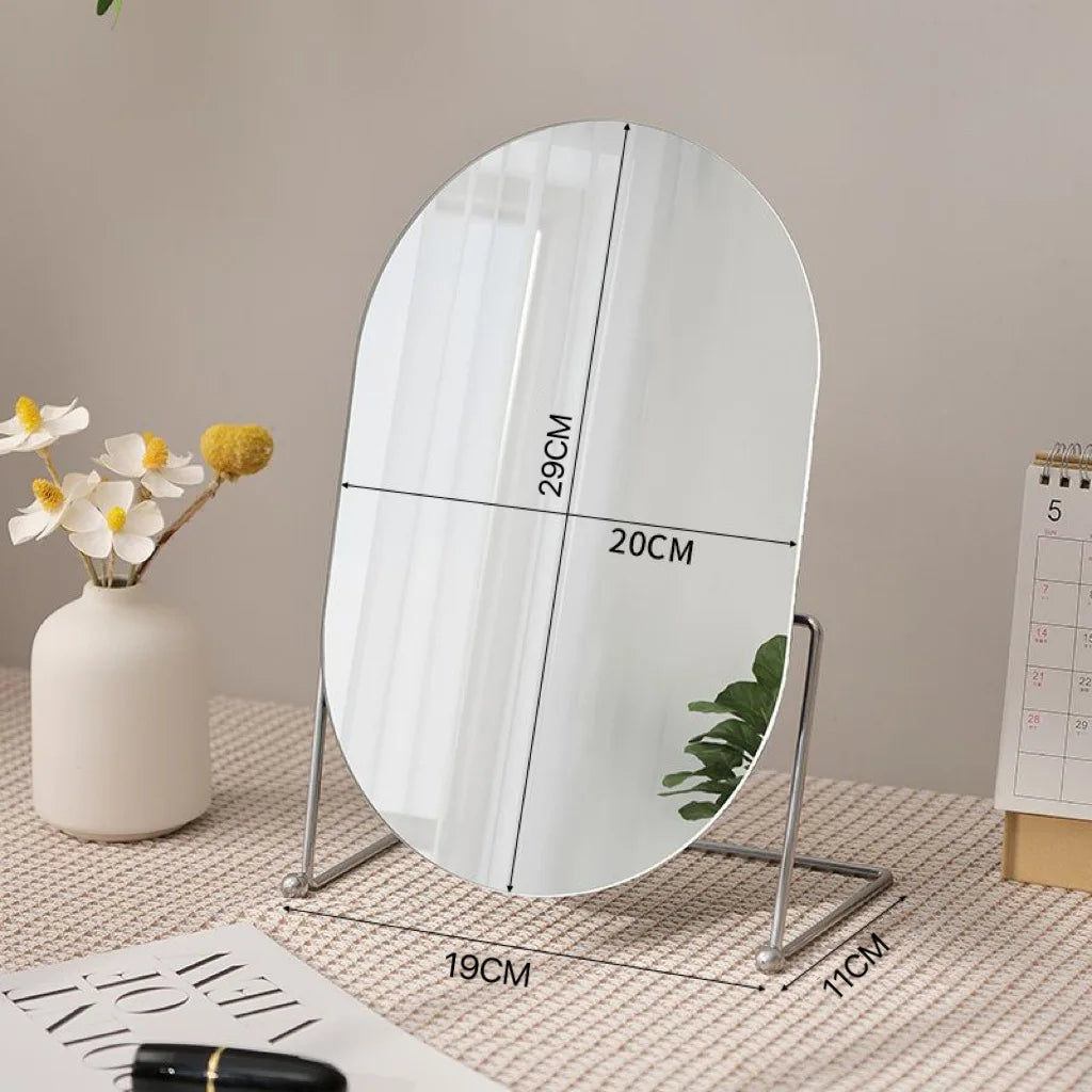 Oval Wall-Mount Vanity Mirror