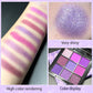 9 Color Purple Glitter Eyeshadow Palette