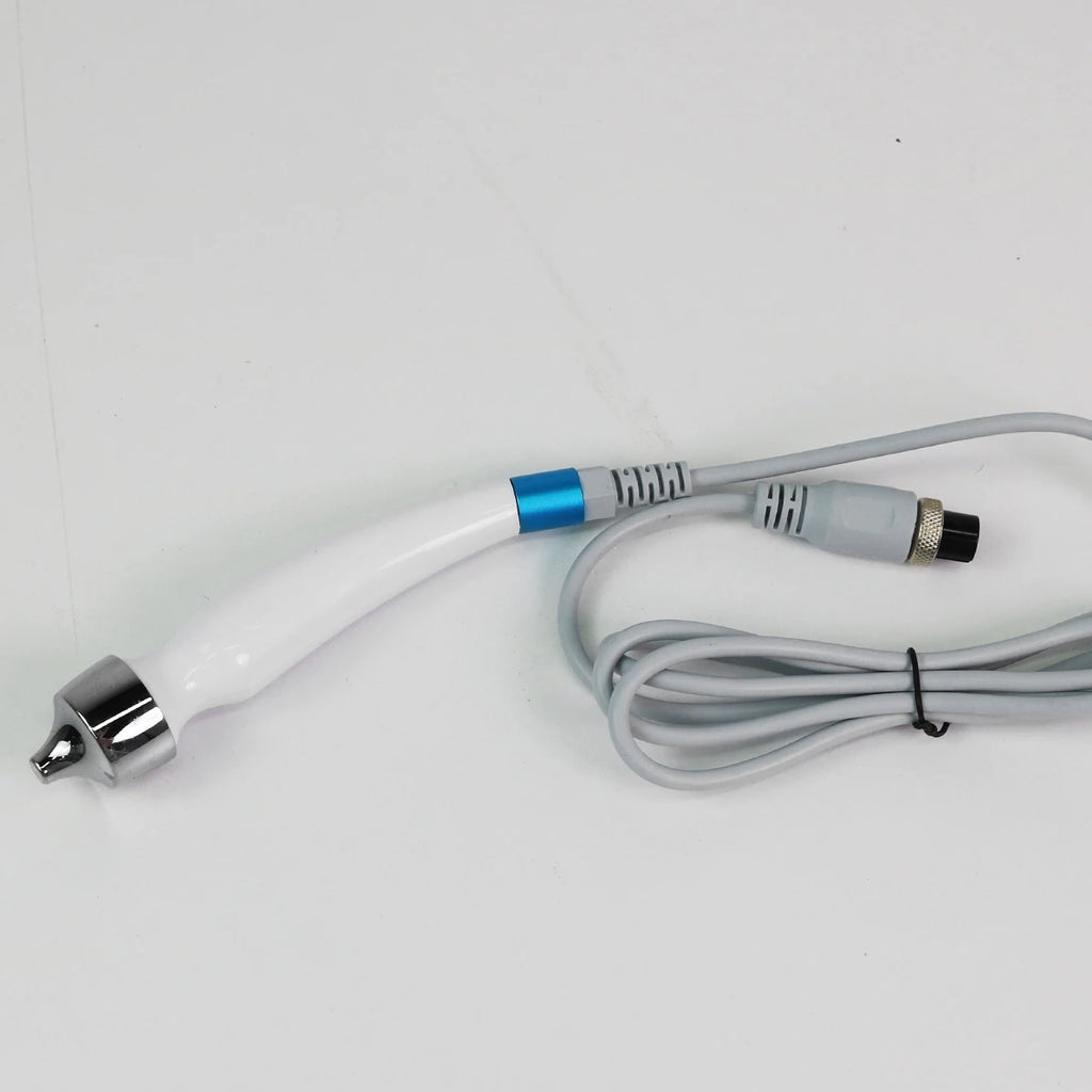 Ultrasonic Skin Scrubber Facial Pore Cleanser Probe With Jet Peel And EMS Modes